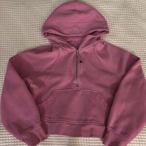 Lulu lemon scuba hoodie (pink)